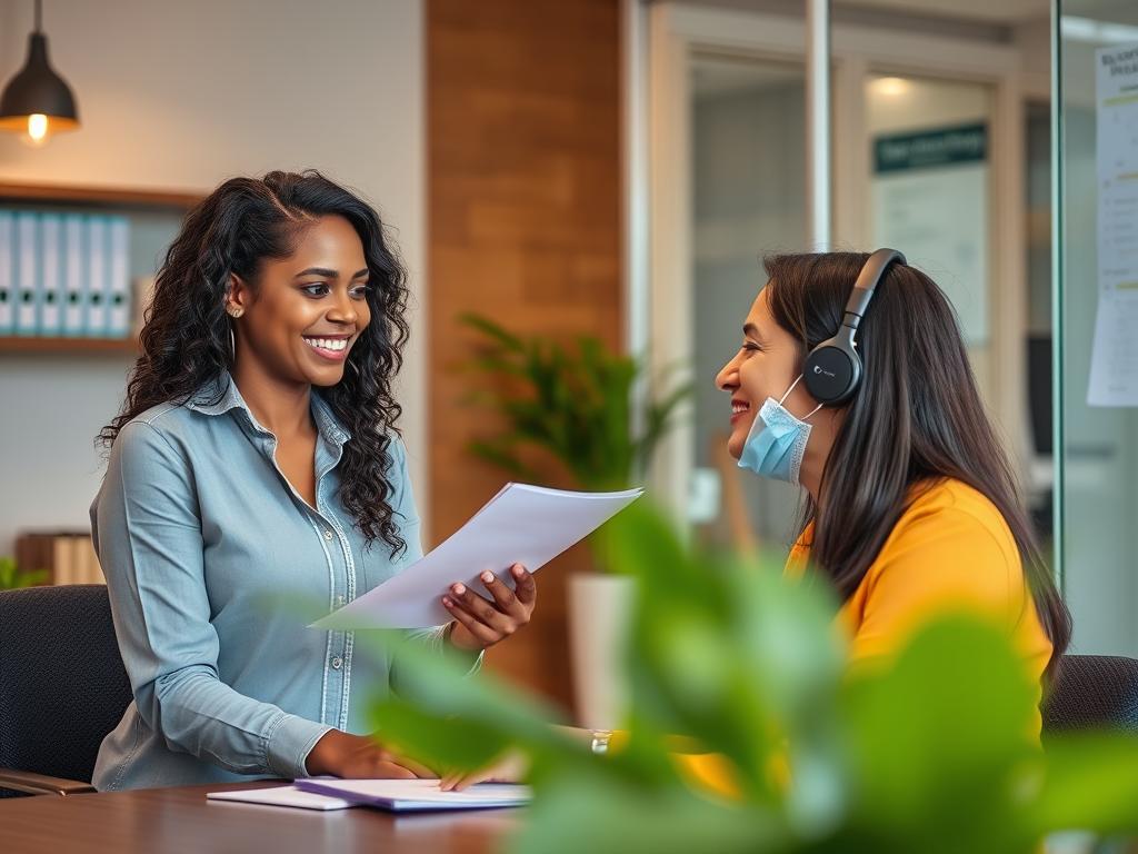 Cliente tirando dúvidas sobre plano Alice com atendente